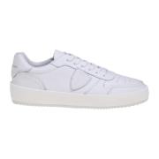 Philippe Model Vita Lädersneakers Snörning White, Herr