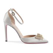 Dee Ocleppo Kristallbåge Satin Pump Rosa Sula Gray, Dam