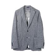 Circolo 1901 Prince of Wales Check Blazer Gray, Herr