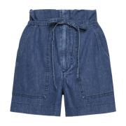 Isabel Marant Étoile Snygga Shorts för Kvinnor Blue, Dam