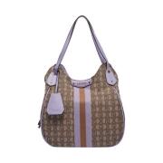 Liu Jo Beige Shopper Väska Elegant Funktionell Multicolor, Dam