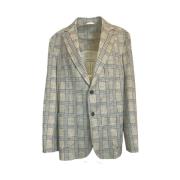 Circolo 1901 Rutig Blazer Jacka Multicolor, Herr