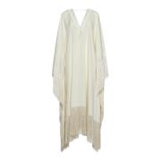 Taller Marmo Vit Ross Kaftan Klänning White, Dam