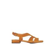 Chie Mihara Brun Läder Cut-Out Sandaler Brown, Dam