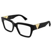 Bottega Veneta Matte Black Eyewear Frames Black, Unisex