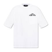 Dsquared2 T-shirt med logotyp White, Herr