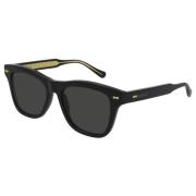 Gucci Black/Grey Sunglasses Black, Herr