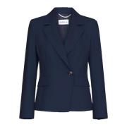 Marella Kort Blazer Gattini Blå Blue, Dam