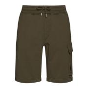 C.p. Company Olivgrön Cargo Shorts Linsspecifikation Green, Herr