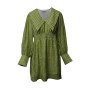 Ganni Polyester klnningar Green, Dam