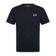 Emporio Armani EA7 T-shirt med logotyp Blue, Herr