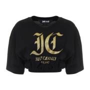 Just Cavalli Stiliga T-shirts och Polos Black, Dam