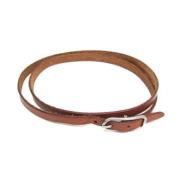 Hermès Vintage Pre-owned Laeder armband Brown, Unisex