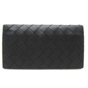 Bottega Veneta Vintage Pre-owned Laeder plnbcker Black, Dam