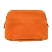 Hermès Vintage Pre-owned Canvas handvskor Orange, Dam