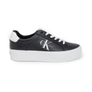 Calvin Klein Flatform Laceup Sneakers Höst/Vinter Kollektion Black, Da...