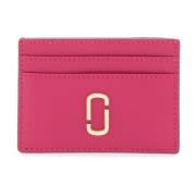 Marc Jacobs Guldton Dubbel J Monogram Korthållare Pink, Dam