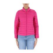 Marella Fuchsia Reversible Puffer Coat Pink, Dam