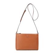 Kate Spade Pebbled Läder Crossbody Väska Warm Ginger Brown, Dam