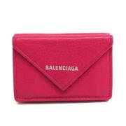 Balenciaga Vintage Pre-owned Laeder plnbcker Pink, Dam