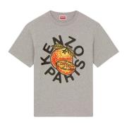 Kenzo Klassisk Orange Grafisk T-shirt Gray, Herr