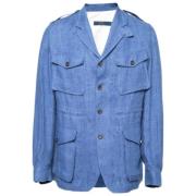 Ralph Lauren Pre-owned Pre-owned Bomull ytterklder Blue, Dam