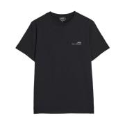 A.p.c. Svart Minimalistisk T-shirt Black, Herr