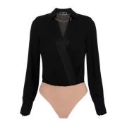 Elisabetta Franchi Svarta Skjortor för Kvinnor Ss24 Black, Dam