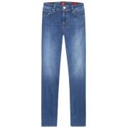 Tramarossa Högkvalitativa herrjeans, regular passform Blue, Herr