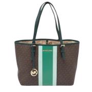 Michael Kors Pre-owned Pre-owned Belagd canvas totevskor Multicolor, D...