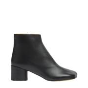 MM6 Maison Margiela Anatomic Läderankelboots Black, Dam