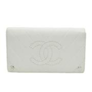 Chanel Vintage Pre-owned Laeder plnbcker White, Dam