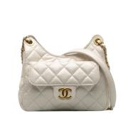 Chanel Vintage Pre-owned Laeder chanel-vskor White, Dam