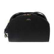 A.p.c. Mini Half Moon Axelväska Black, Dam