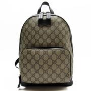 Gucci Vintage Pre-owned Canvas ryggsckar Beige, Dam