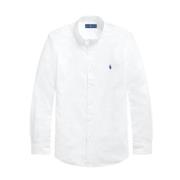 Polo Ralph Lauren Stretch Bomull Skräddarsydd Skjorta White, Herr