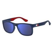 Tommy Hilfiger Blå High Contrast Solglasögon TH 1556/S Blue, Herr