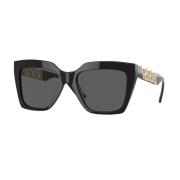 Versace Stiliga solglasögon Svart Mörkgrå Black, Dam