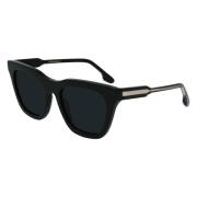 Victoria Beckham Svarta solglasögon Vb630S-001 Black, Unisex