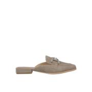 Alma EN Pena Stirrup Rhinestone Mules Gray, Dam