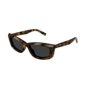 Saint Laurent Klassiska Havana Solglasögon Svarta Linser Brown, Dam