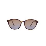 Dior Vintage Pre-owned Plast solglasgon Brown, Dam