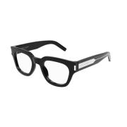 Saint Laurent Svart Ram Solglasögon SL 661 Black, Dam