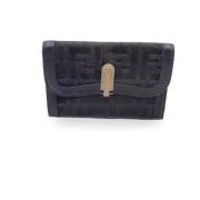 Fendi Vintage Pre-owned Canvas plnbcker Black, Dam