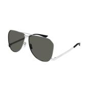 Saint Laurent Silver Grå Solglasögon SL 690 Dust Gray, Dam