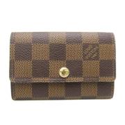 Louis Vuitton Vintage Pre-owned Canvas nyckelhllare Brown, Dam