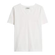 Max Mara Quito T-shirt Vit White, Dam