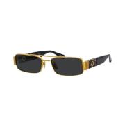 Linda Farrow Lfl1470 C1 SUN Sunglasses Yellow, Dam