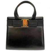 Salvatore Ferragamo Pre-owned Pre-owned Laeder handvskor Black, Dam