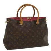 Louis Vuitton Vintage Pre-owned Canvas handvskor Brown, Dam